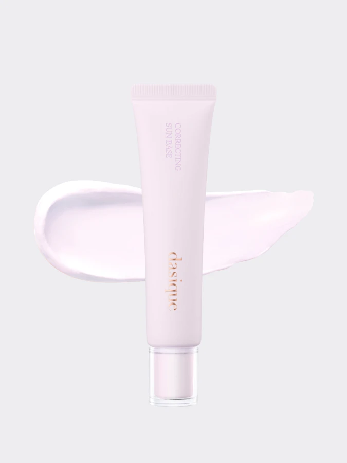 Солнцезащитная база под макияж с коррекцией тона Dasique Correcting Sun Base #04 Pure Lavender SPF 50+ PA+++