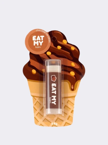 Бальзам для губ с ароматом шоколадного пломбира EAT MY BALM Chocolate Ice Cream
