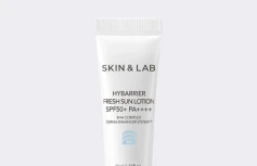 МИНИ Увлажняющий солнцезащитный крем с гиалуроновой кислотой SKIN&LAB Hybarrier Fresh Sun Lotion SFP50+ PA++++
