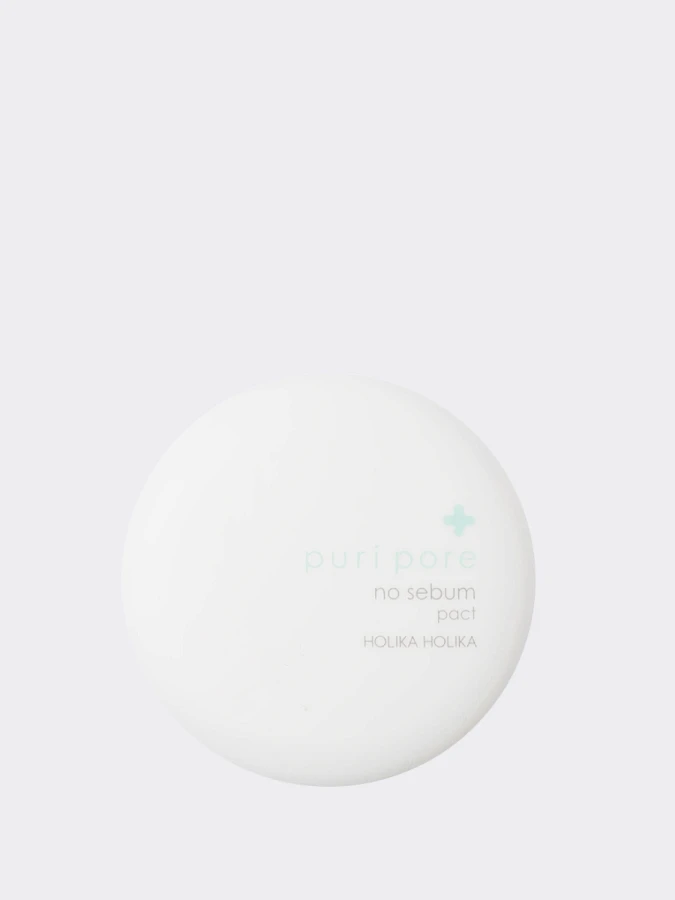 Компактная матирующая прозрачная пудра для лица Holika Holika Puri Pore No Sebum Pact