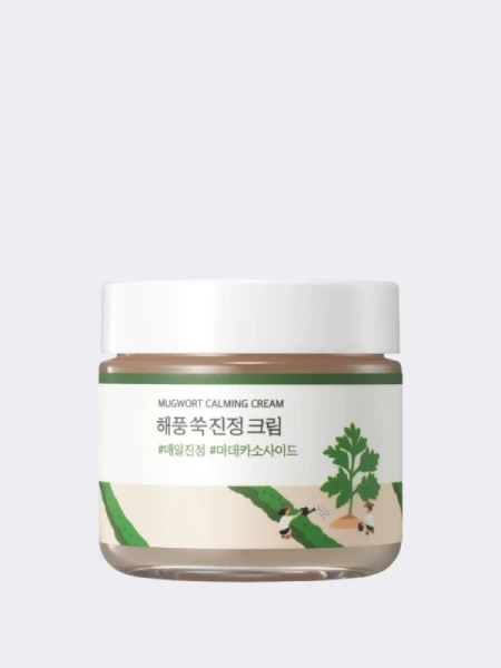 Успокаивающий крем с экстрактом полыни Round Lab Mugwort Calming Cream