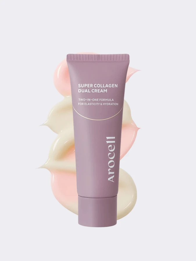 Двойной укрепляющий крем с ПДРН и ретинолом Arocell Super Collagen Dual Cream