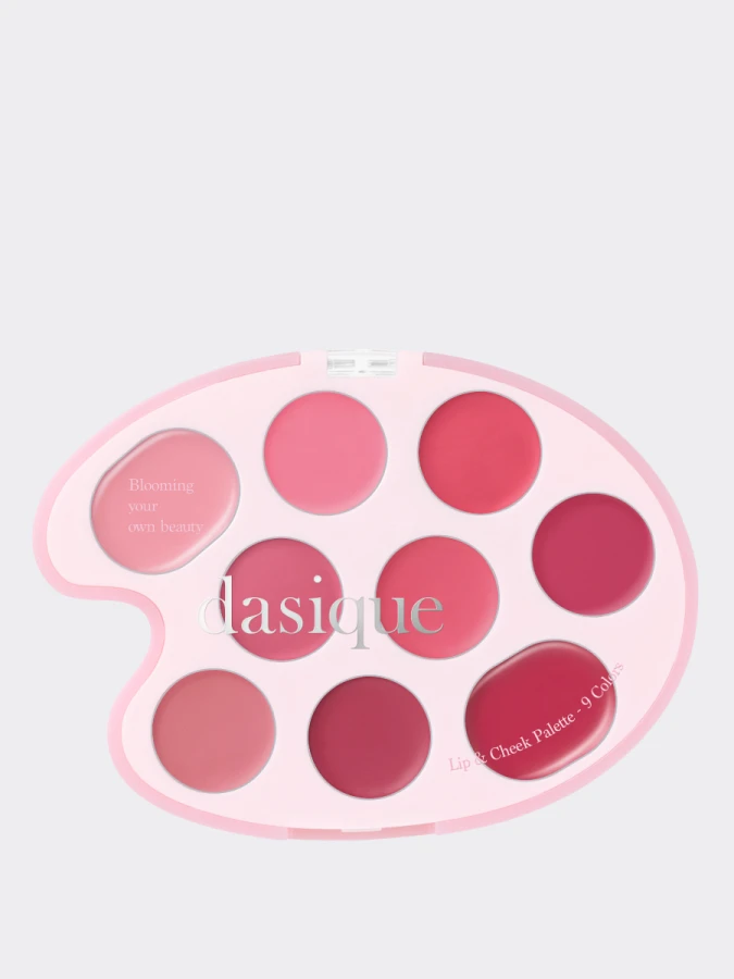 Универсальная кремовая палетка для губ и щёк Dasique Lip & Cheek Palette #03 Pink Coloring