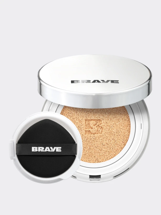 Тональное средство с невесомым покрытием + сменный блок BRAYE Effortless Cushion Thin Cover 21 Vanilla SPF50+ PA+++
