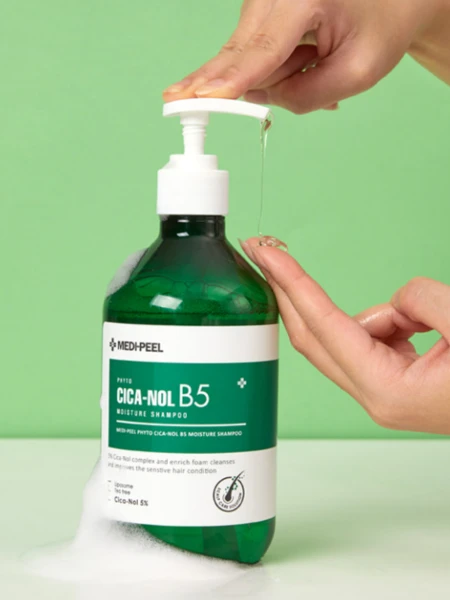Успокаивающий шампунь для волос с растительными экстрактами MEDI-PEEL Phyto CICA-Nol B5 Moisture Shampoo