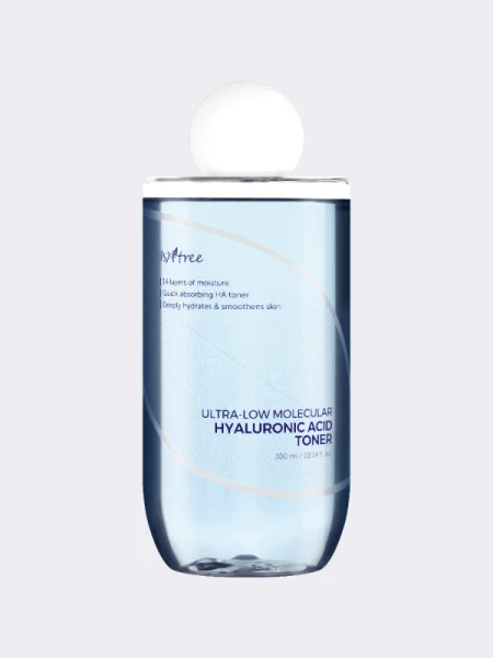 Увлажняющий тонер с низкомолекулярной гиалуроновой кислотой Isntree Ultra-Low Molecular Hyaluronic Acid Toner Увлажняющий тонер с низкомолекулярной гиалуроновой кислотой Isntree Ultra-Low Molecular Hyaluronic Acid Toner