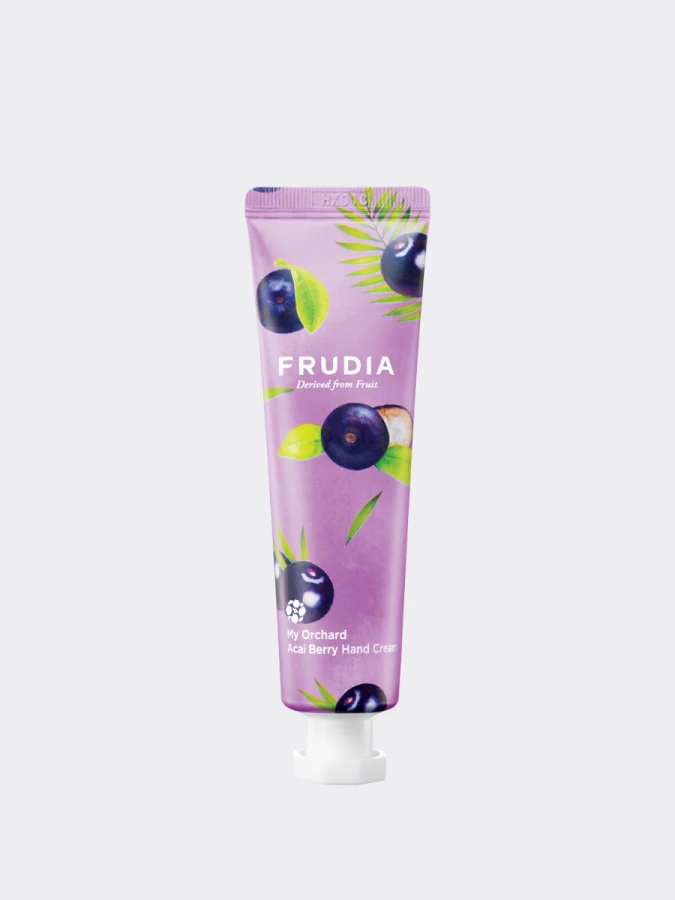 Крем для рук с ягодами асаи FRUDIA Squeeze Therapy Acai Berry Hand Cream