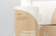 Очищающее гидрофильное молочко с экстрактом корня ямса IsNtree Yam Root Vegan Milk Cleanser