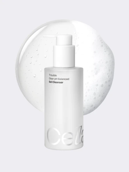 Очищающий гель для сужения пор с кислотами Celladix Trouble Clear pH Balanced Gel Cleanser