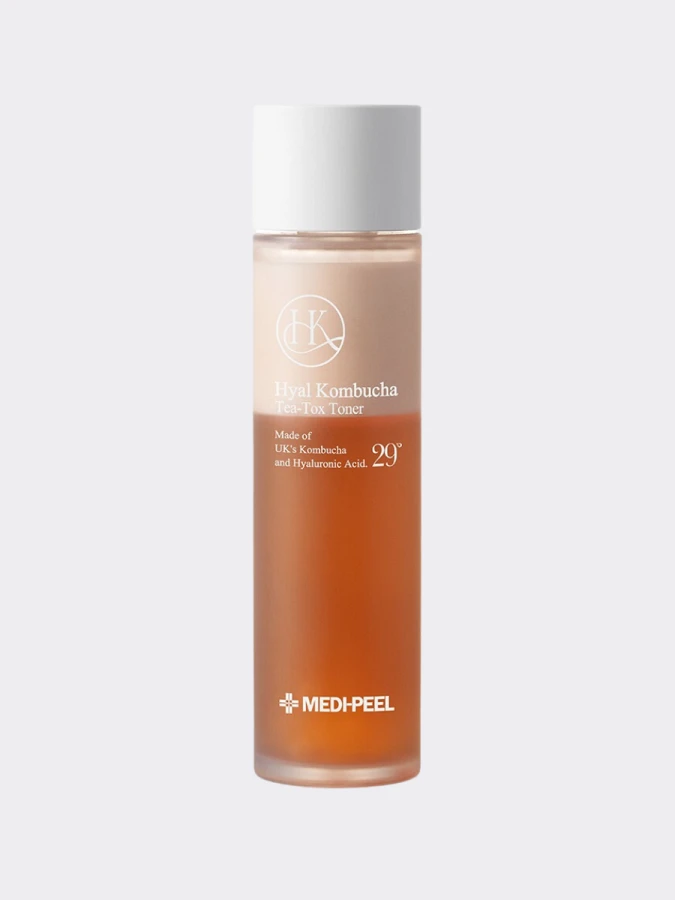 Питательный двухфазный тонер для лица с экстрактом комбучи MEDI-PEEL Hyal Kombucha Tea-Tox Toner