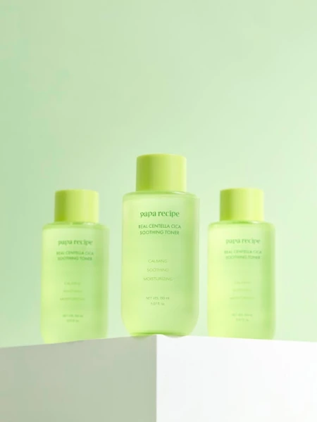 Успокаивающий тонер с экстрактом центеллы Papa Recipe Real Centella Cica Soothing Toner Успокаивающий тонер с экстрактом центеллы Papa Recipe Real Centella Cica Soothing Toner