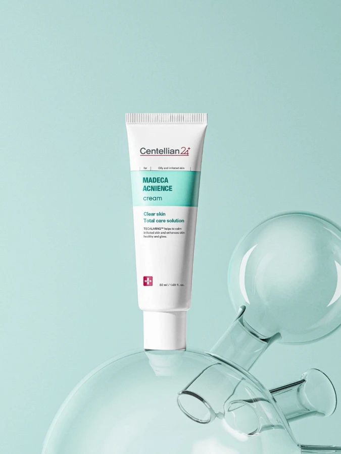 Противовоспалительный крем с экстрактом центеллы Centellian24 Madeca Acnience Cream