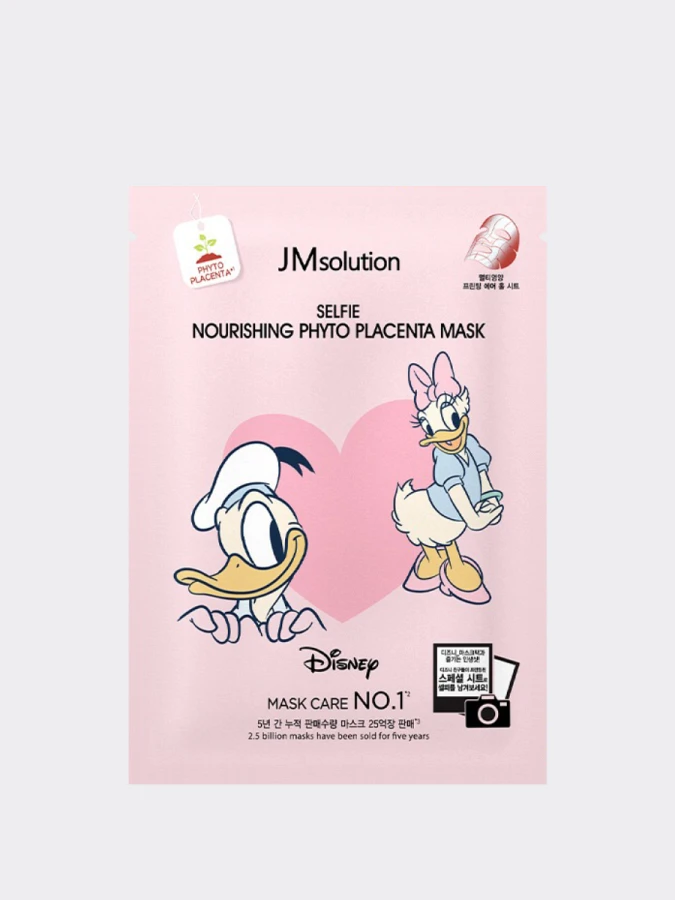 Тканевая маска с фитоплацентарным экстрактом JMSolution Disney Collection Selfie Nourishing Phytoplacenta Mask Тканевая маска с фитоплацентарным экстрактом JMSolution Disney Collection Selfie Nourishing Phytoplacenta Mask