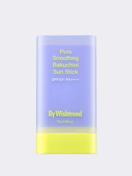 Разглаживающий солнцезащитный стик с бакучиолом By Wishtrend Pore Smoothing Bakuchiol Sun Stick SPF50+ PA++++ Разглаживающий солнцезащитный стик с бакучиолом By Wishtrend Pore Smoothing Bakuchiol Sun Stick SPF50+ PA++++