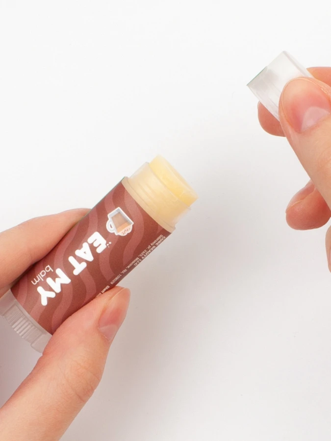 Бальзам для губ с ароматом шоколадного капучино EAT MY BALM Choco Cappuccino