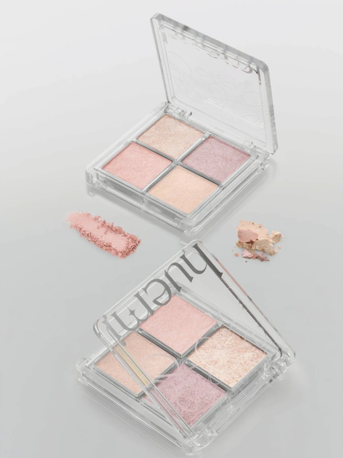 Многофункциональная палетка-хайлайтер Huemi Multi-Use Glow On Palette №02 Pure Glam