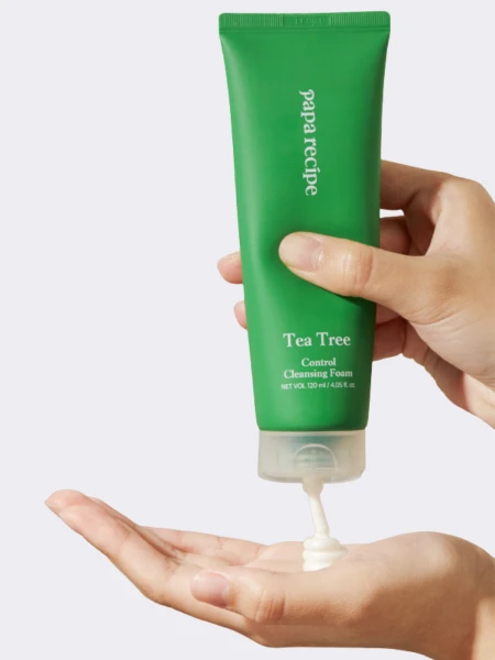 Пенка для умывания с экстрактом чайного дерева Papa Recipe Tea Tree Control Cleansing Foam Пенка для умывания с экстрактом чайного дерева Papa Recipe Tea Tree Control Cleansing Foam