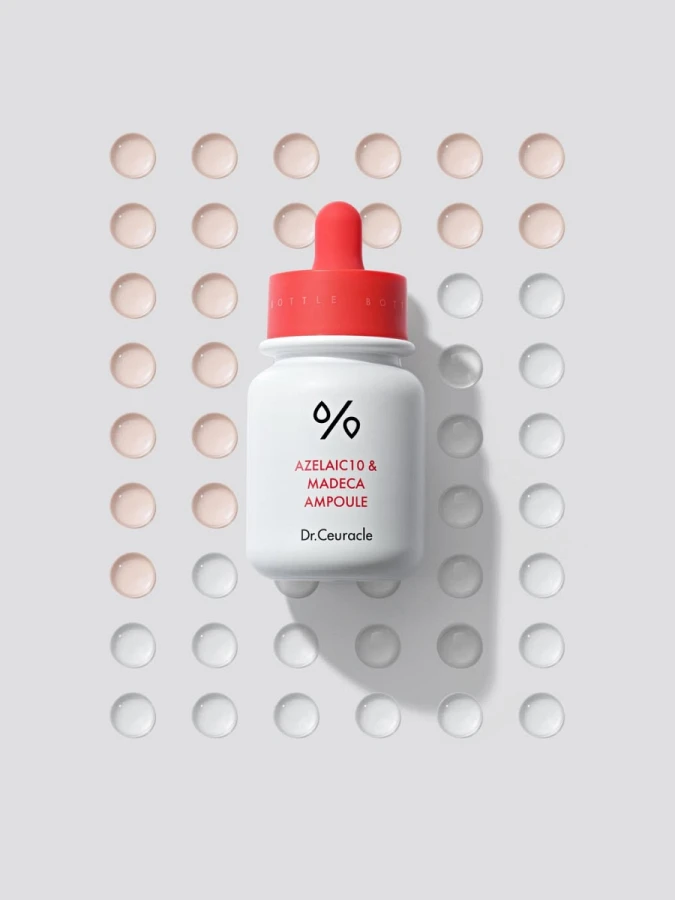 Противовоспалительная ампульная сыворотка с азелаиновой кислотой Dr.Ceuracle Azelaic10 & Madeca Ampoule