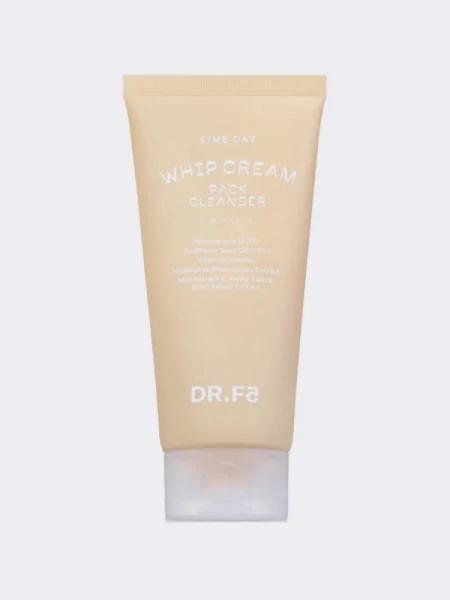 Осветляющая маска-пенка для умывания с экстрактом лайма DR.F5 Whip Cream Pack Cleanser Lime Oat Осветляющая маска-пенка для умывания с экстрактом лайма DR.F5 Whip Cream Pack Cleanser Lime Oat