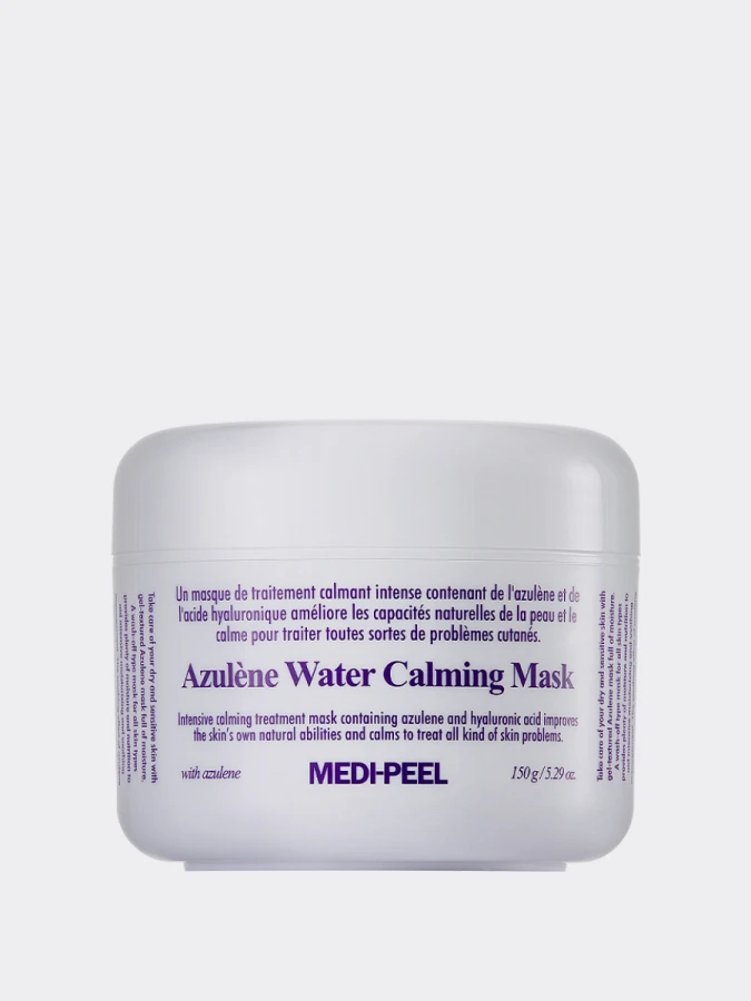 Успокаивающая смываемая маска с азуленом MEDI-PEEL Azulene Water Calming Mask