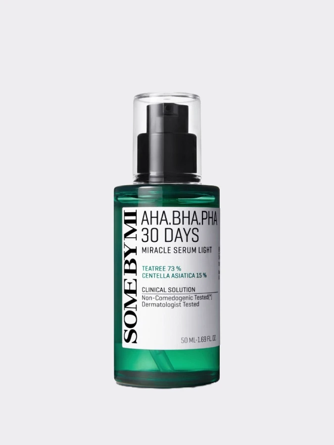 Облегчённая кислотная сыворотка Some By Mi AHA BHA PHA 30 Days Miracle Serum Light