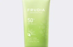 Солнцезащитный крем-гель с зеленым виноградом SPF50+PA++++ FRUDIA Green Grape Sebum Control Cooling Sun Gel