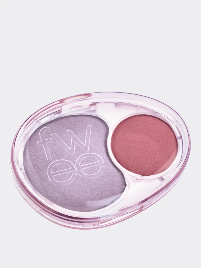 Двойные мягкие румяна с муссовой текстурой fwee Mellow Dual Blush MV02 Icy Cupid