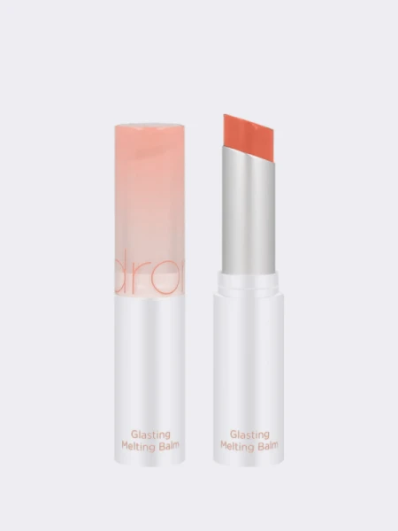 Оттеночный бальзам для губ в коралловом оттенке rom&nd Glasting Melting Balm 08 Coralia