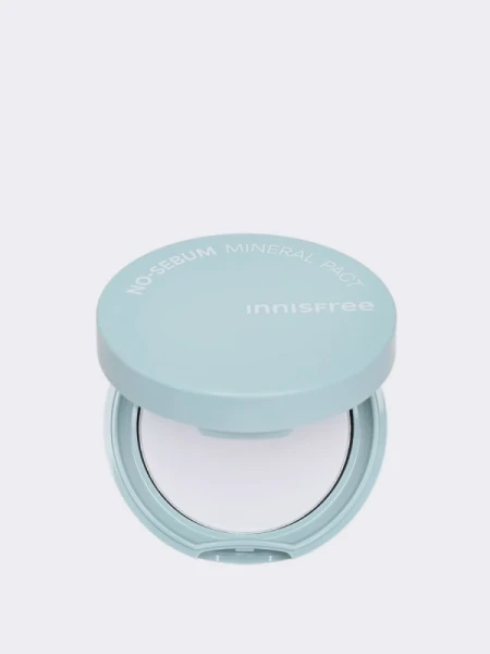 Спрессованная минеральная пудра для лица innisfree No-Sebum Mineral Pact