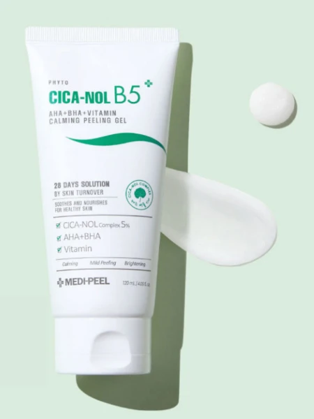 Пилинг-гель для лица с комплексом кислот MEDI-PEEL Phyto Cica-Nol B5 AHABHA Vitamin Calming Peeling Gel Пилинг-гель для лица с комплексом кислот MEDI-PEEL Phyto Cica-Nol B5 AHABHA Vitamin Calming Peeling Gel