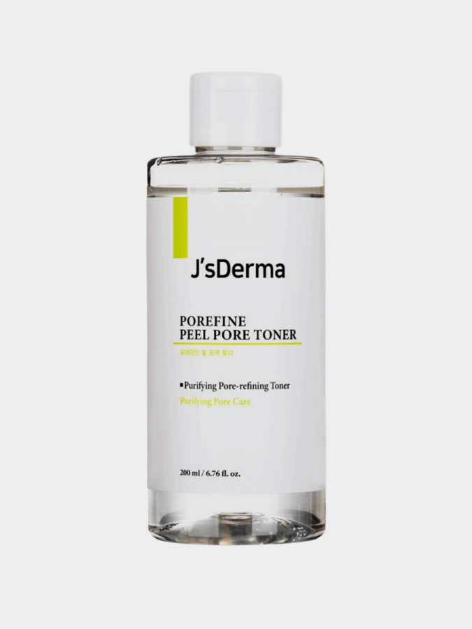 Пилинг тонер с гликолевой кислотой J'sDERMA Pore Cleaning&Refine Glycolic Acid 1% Toner
