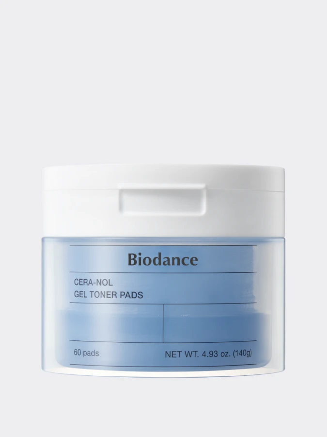 Восстанавливающие гелевые тонер-диски для лица с керамидами Biodance Hydro Cera-Nol Gel Toner Pads