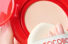 Тональный кушон с сияющим финишем TOCOBO Apple Dewy Fit Cushion 19 Cream