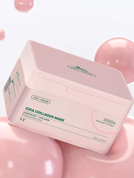 Укрепляющие тканевые маски с коллагеном  VT Cica Collagen Mask