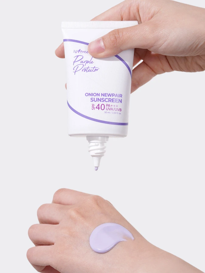 Солнцезащитный крем с экстрактом красного лука IsNtree Onion Newpair Sunscreen SPF40+ PA+++