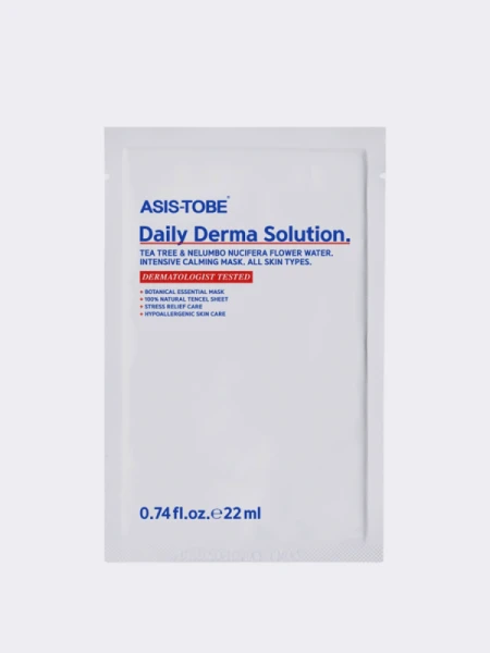 Успокаивающая тканевая маска для лица с растительными экстрактами ASIS-TOBE Daily Derma Solution Успокаивающая тканевая маска для лица с растительными экстрактами ASIS-TOBE Daily Derma Solution