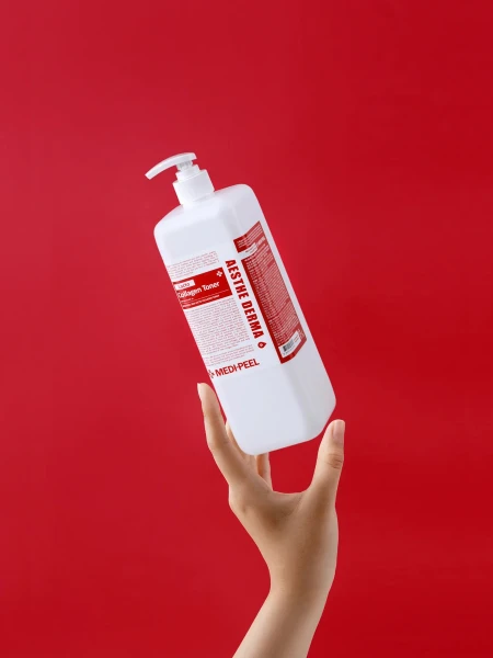 Укрепляющий тонер с морским коллагеном и лактобактериями MEDI-PEEL Red Marine Collagen Toner MAXI 