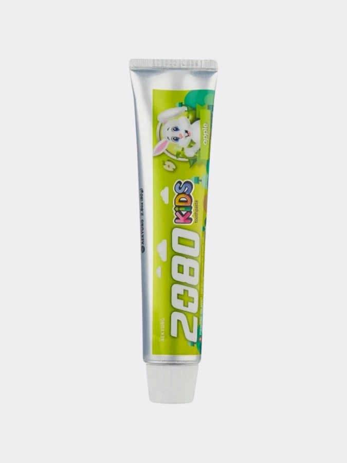 Детская зубная паста со вкусом яблока Aekyung Dental Clinic 2080 KIDS Apple Детская зубная паста со вкусом яблока Aekyung Dental Clinic 2080 KIDS Apple