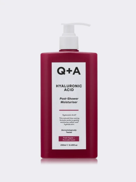 Увлажняющий крем для тела с гиалуроновой кислотой Q+A Hyaluronic Acid Post Shower Moisturiser Увлажняющий крем для тела с гиалуроновой кислотой Q+A Hyaluronic Acid Post Shower Moisturiser