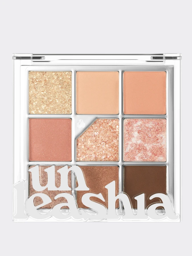 Палетка теней для век UNLEASHIA Glitterpedia Eye Palette N°3 All of Coralpink