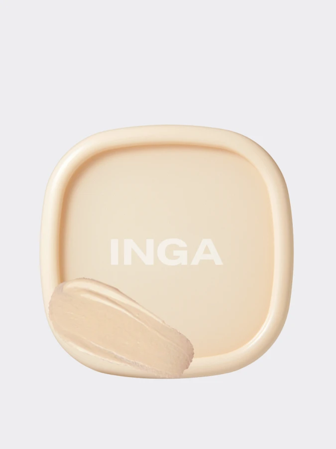Тональный кушон для лица с сияющим финишем INGA Water Glow Daily Cushion 13N Fair Beige