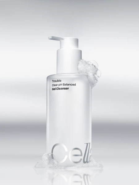 Очищающий гель для сужения пор с кислотами Celladix Trouble Clear pH Balanced Gel Cleanser