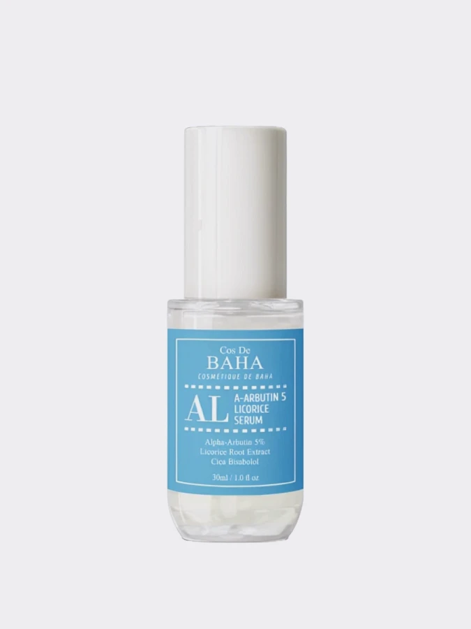 Осветляющая сыворотка с арбутином и растительными экстрактами Cos De BAHA Arbutine 5 Licorice AL Serum