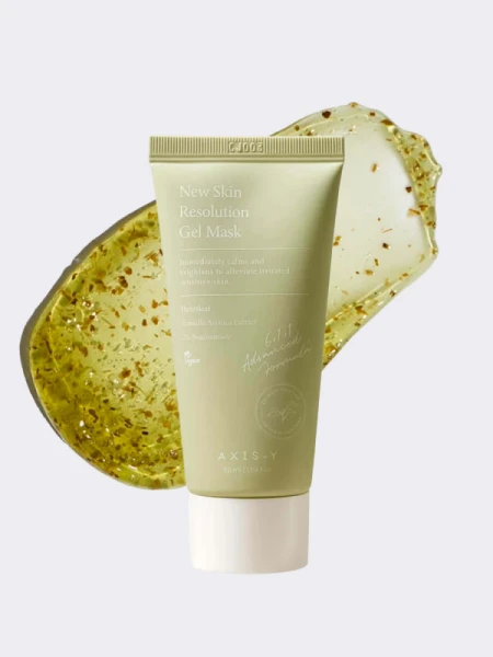 Успокаивающая гелевая маска с экстрактом хауттюйнии AXIS-Y New Skin Resolution Gel Mask