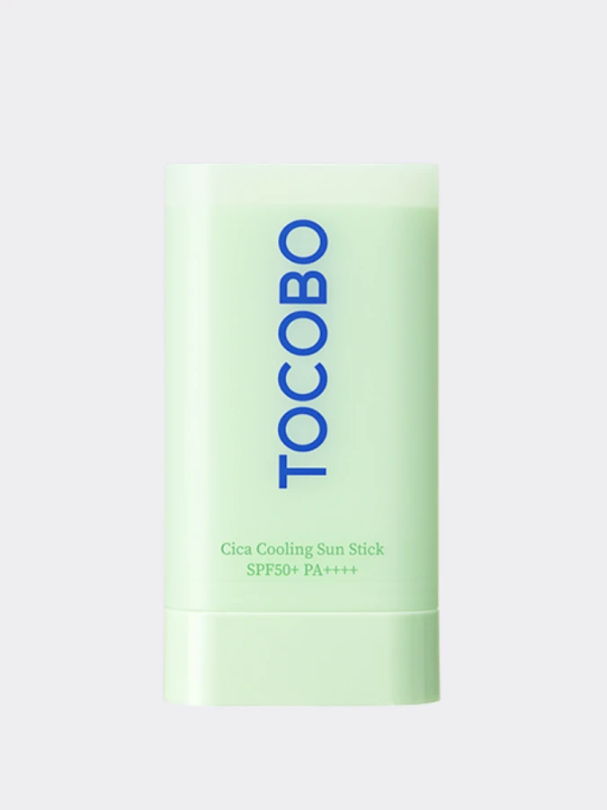 Солнцезащитный стик с экстрактом центеллы TOCOBO Cica Cooling Sun Stick SPF50+ PA++++