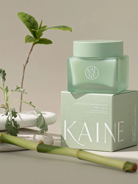 Успокаивающий гель-крем для лица с растительными экстрактами KAINE Green Calm Aqua Cream Успокаивающий гель-крем для лица с растительными экстрактами KAINE Green Calm Aqua Cream