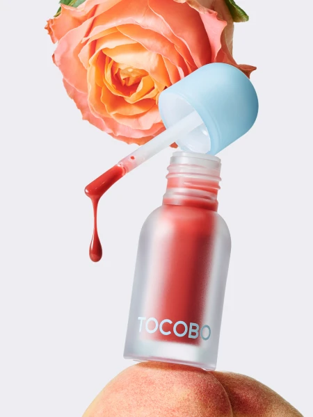 Оттеночное масло-плампер для губ TOCOBO Juicy Berry Plumping Lip Oil 05 Rosy Girl