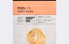 Восстанавливающая тканевая маска с ПДРН для упругости кожи Derma Factory PDRN 1% Sheet Mask