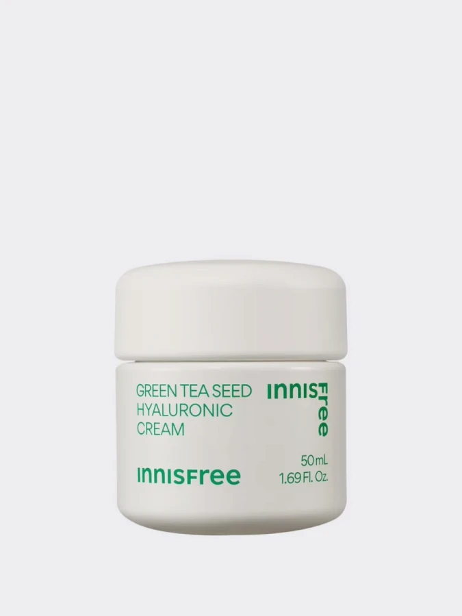 Освежающий крем с экстрактом зеленого чая и гиалуроновой кислотой innisfree Green Tea Seed Hyaluronic Cream