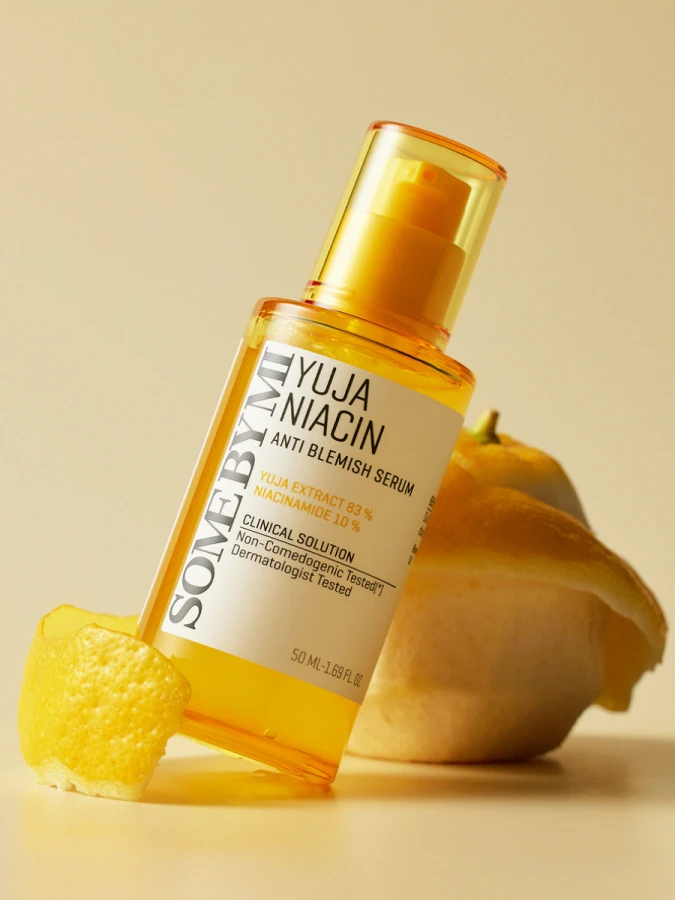 Осветляющая сыворотка с экстрактом юдзу и ниацинамидом Some By Mi Yuja Niacin Anti Blemish Serum